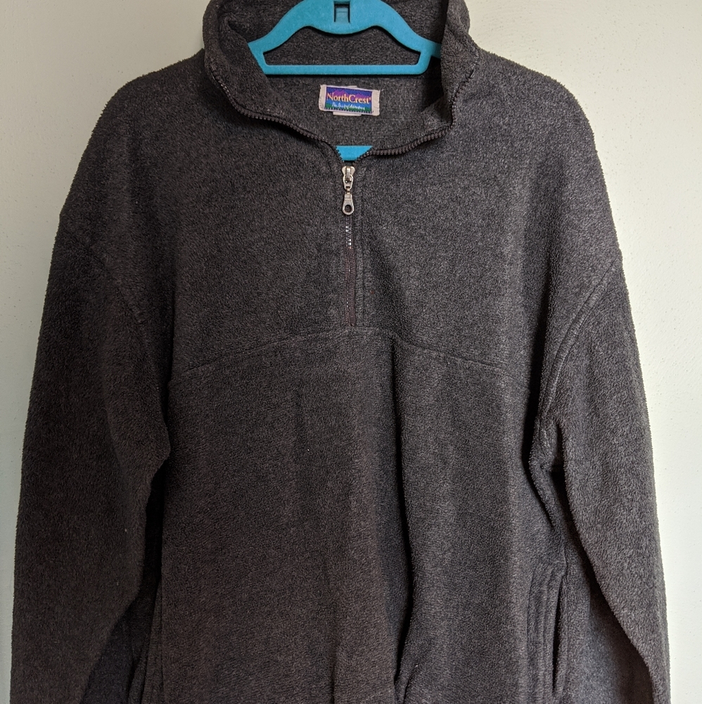 Oversized fleece sweater